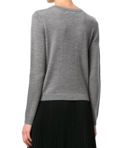 Alice + Olivia LA Embroidered Wool Sweater