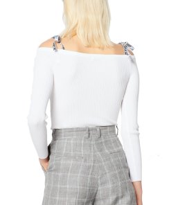 Sandro Rayann Keep on Dancing Tie Cold-Shoulder Sweater