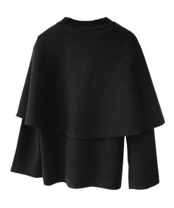 Maje Montreux Short Cape-Style Cardigan