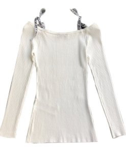 Sandro Rayann Keep on Dancing Tie Cold-Shoulder Sweater