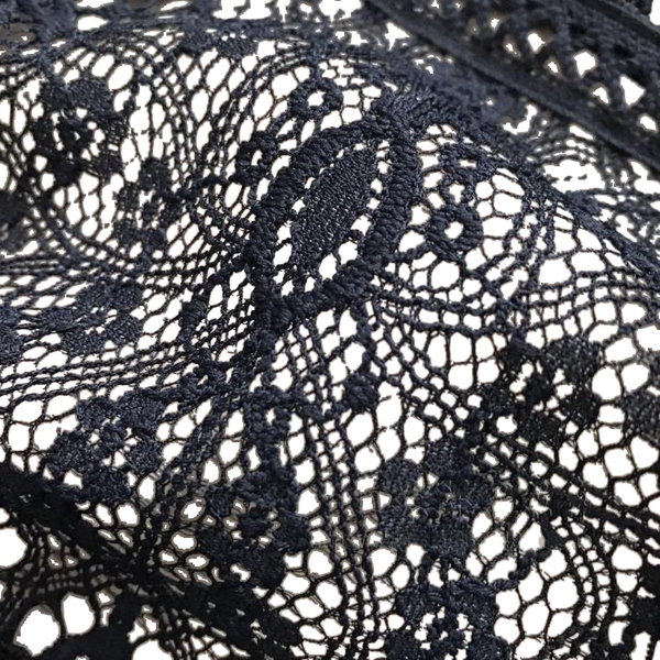 Alice + Olivia Jolie Tiered Ruffle Guipure Lace Dress