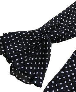 Alice + Olivia Elliot Ruffle Detail Polka Dot Blouse