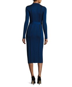 Diane von Furstenberg Transfer Rib Wrap Dress