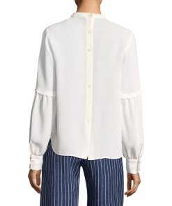 Alexis Barrett Pleated Front Top