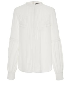 Alexis Barrett Pleated Front Top