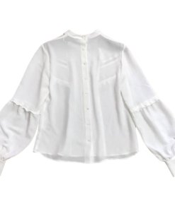 Alexis Barrett Pleated Front Top