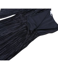 Alice + Olivia Keiko Pleated One-Shoulder Wide-Leg Jumpsuit
