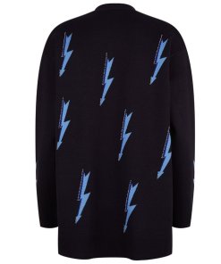 Sandro Juste Lightning Bolt Open-Front Cardigan
