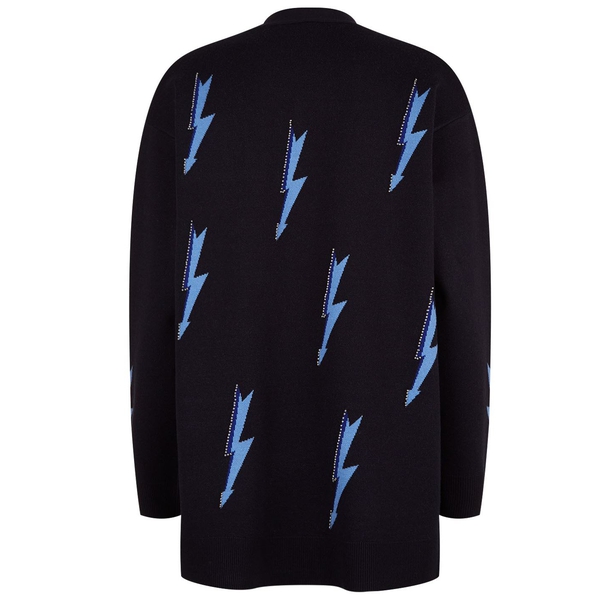 Sandro Juste Lightning Bolt Open-Front Cardigan