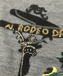 Alice + Olivia LA Embroidered Wool Sweater