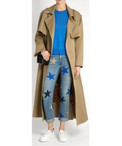 Stella McCartney Star-Print Slim Boyfriend Jeans