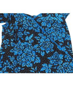 Diane von Furstenberg Ruffle Cold-Shoulder Floral Silk Blouse