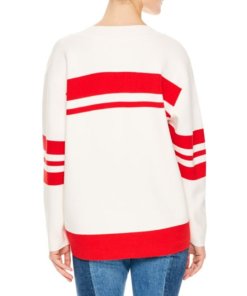 Sandro Polvo Oversized Stripe Sweater