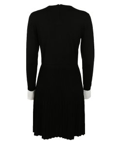 Tory Burch Sabina Contrast Collar Knit Dress