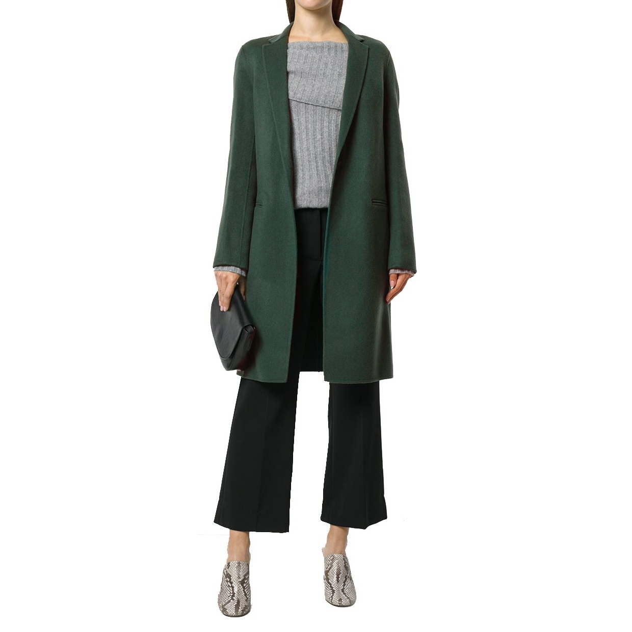 Theory Double-Faced Wool & Cashmere Essential Coat – evaChic
