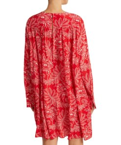 Diane von Furstenberg Ullman Floral Print Silk Dress