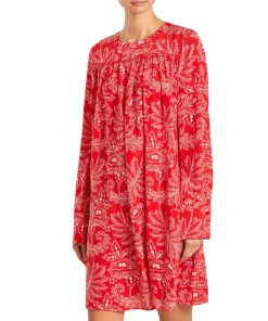 Diane von Furstenberg Ullman Floral Print Silk Dress