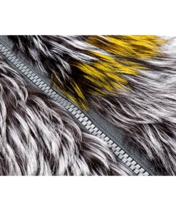 Feel Good Fur Sparkly Zip-Up Fluffy Scarf