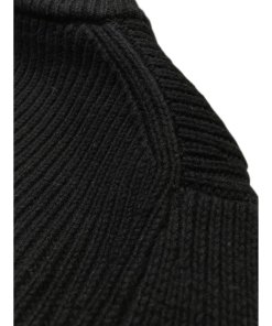 Alexander Wang Engineer Wool-Blend Bishop Sleeve Sweater