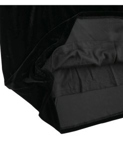 Maje Remano Lace Inset Velvet Dress