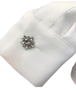 Maje Campi Embellished Tulle Tie Shirt