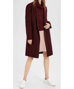 Theory Double-Faced Wool & Cashmere Essential Coat