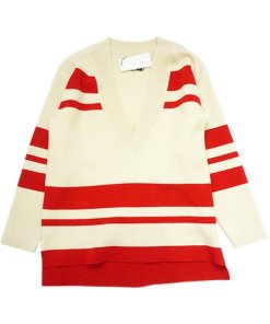 Sandro Polvo Oversized Stripe Sweater