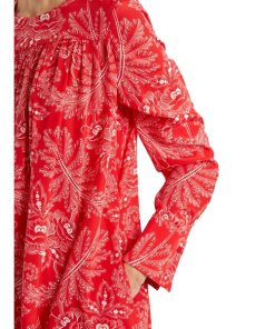 Diane von Furstenberg Ullman Floral Print Silk Dress