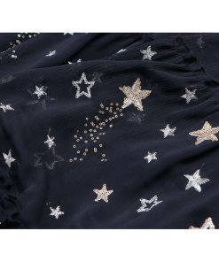 Kate Spade Raeanne Star Embroidered Ruffle Skirt
