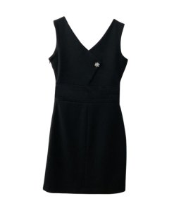 Maje Rhea Sleeveless Crepe Dress