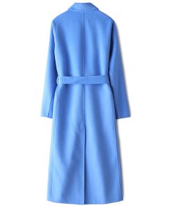 Maje Geode Double-Face Belted Coat