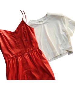Maje Rimana Spaghetti Strap Cotton Dress