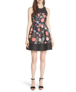 Kate Spade Blossom Mikado Mini Dress