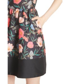Kate Spade Blossom Mikado Mini Dress