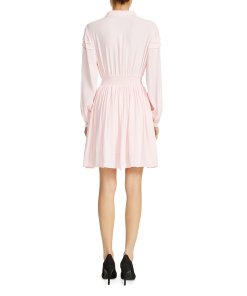 Maje Rubin Smocked Blouson Dress