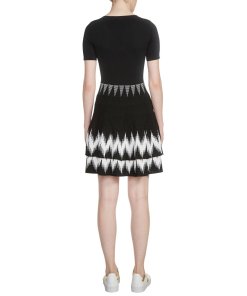 Maje Ralia Knit Skater Dress
