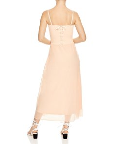 Sandro Roxette Bustier Midi Dress