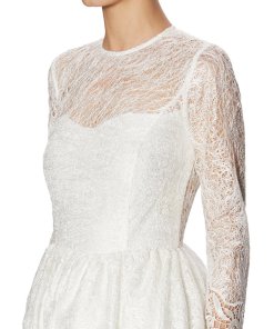 Alexis Malin Long-Sleeve Lace Mini Dress