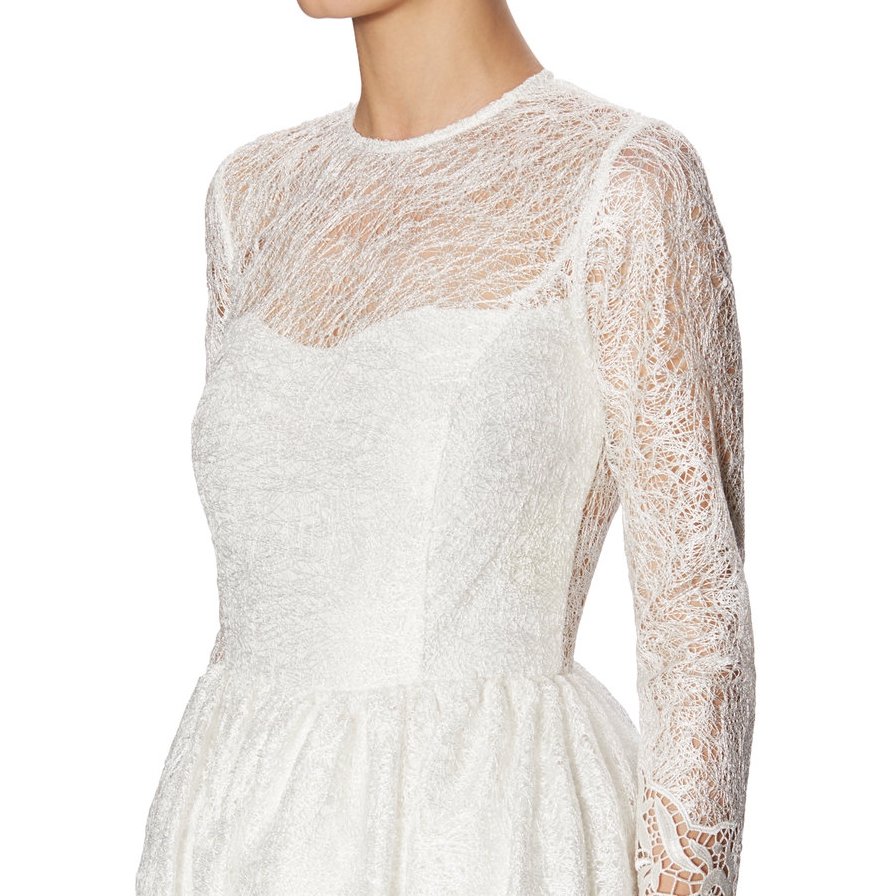 Alexis Malin Long-Sleeve Lace Mini Dress  evaChic