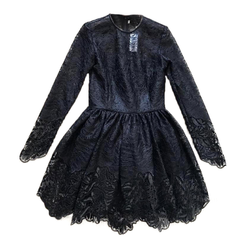Alexis Malin Long-Sleeve Lace Mini Dress  evaChic