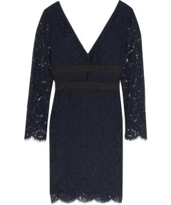 Viera Double V-Neck Lace Dress