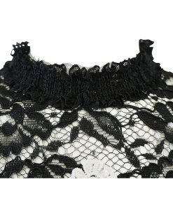 Alexis Helina Mockneck Lace Midi Dress