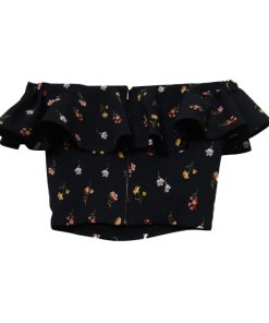 Rebecca Taylor Meadow Off-the-Shoulder Floral Top