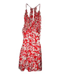 Rebecca Taylor Cherry Blossom Print Silk Romper