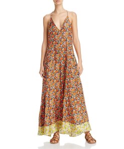 Rebecca Taylor Moonlight Garden Sleeveless Maxi Dress