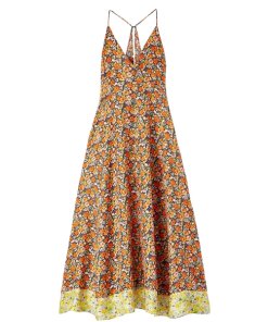 Rebecca Taylor Moonlight Garden Sleeveless Maxi Dress