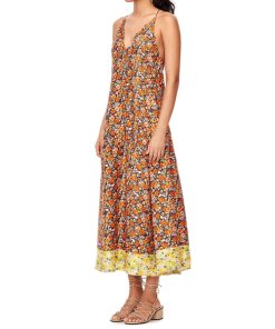 Rebecca Taylor Moonlight Garden Sleeveless Maxi Dress
