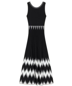 Maje Ruche Sleeveless Midi Mesh Dress