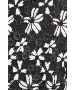 Alice + Olivia Debra Collared Lace Tunic Dress