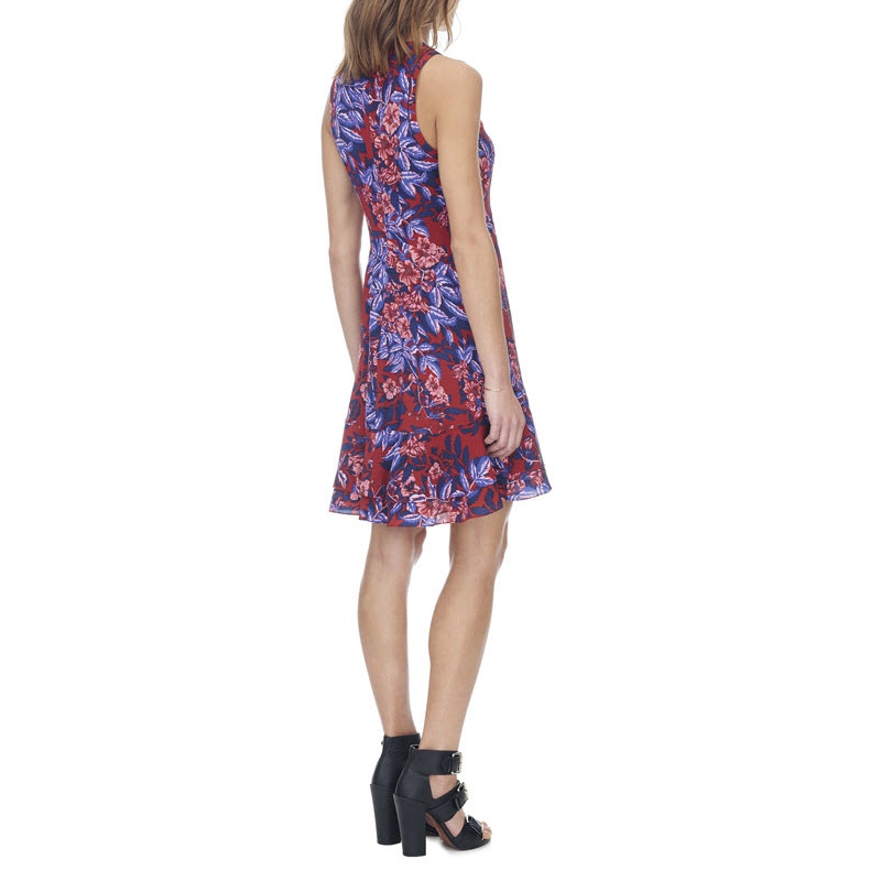 Rebecca Taylor Printed Sleeveless Flare Dress evaChic Rebecca Taylor Printed Sleeveless Flare Dress evaChic